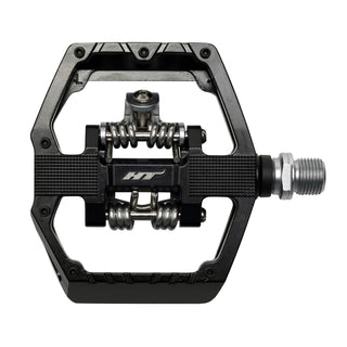 HT GD1 Pedals (Alloy/CNC CRMO) - Black
