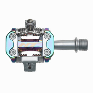 HT M2 Clipless MTB Pedals (Alloy/CNC CRMO) - Oil Slick