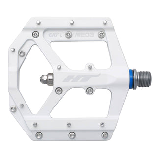 HT ME03 Pedals (Mag/CNC CRMO) - White