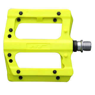 HT PA12A Pedals (Nylon/CNC CRMO) - Neon Yellow