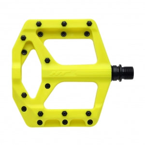 HT PA32A Supreme-C Pedals (Nylon/CNC CRMO) - Neon Yellow