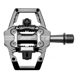 HT T2 Clipless MTB Pedals (Alloy/CNC CRMO) - Black