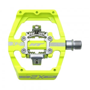 HT X2-SX Clipless BMX Pedals (Alloy/CNC CRMO) - Yellow