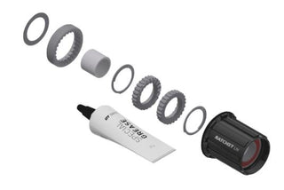 DT Swiss Upgrade Kit 3-Pawl to Ratchet LN 11 Speed Red Alloy