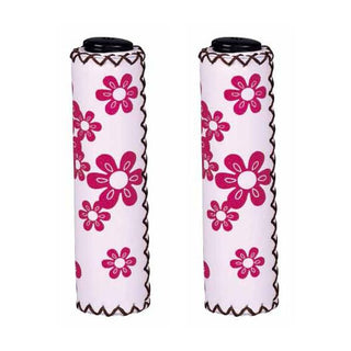KWT Cruiser Bike Grips 130mm - Pink Floral