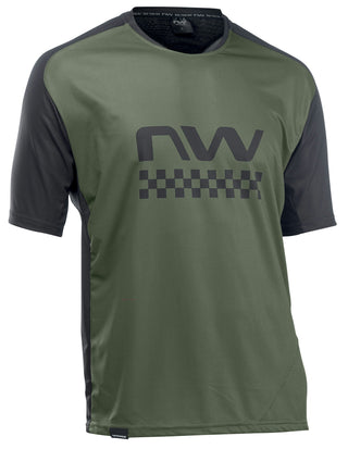Northwave Edge Jersey Short Sleeve - Acid Green/Black