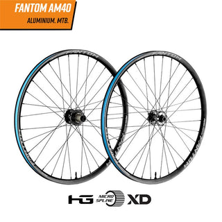 FUNN Fantom AM40 Wheelset 29" Boost Shimano HG Tubeless Ready - Black