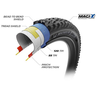 Michelin DH16 Dark Logo 29"x2.4" Foldable Tyre
