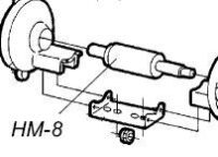 Minoura Alloy Drive Roller For Hypermag Alloy