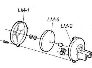 Minoura 3 Bolt Housing Fly Side