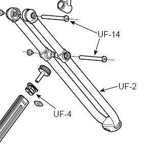Minoura Pivot Long Bolt Set