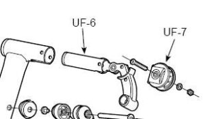 Minoura Right Side Coupling & Clamp Lever