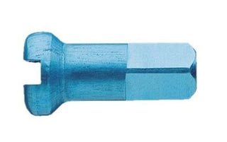 DT Swiss Nipples Alloy 2x12mm Q100 - Turquoise