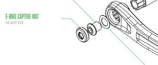 Hope E-Bike Crank Extraction Nut