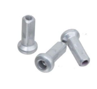 DT Swiss Aluminum Pro Lock Nipples Hidden Each 2x12mm - Silver