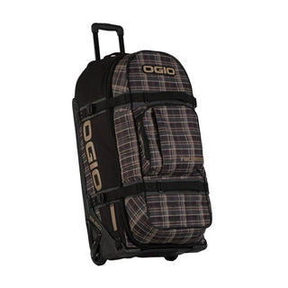 OGIO Rig 9800 Wheeled Travel Gear Bag - Plaidley Tan/Black