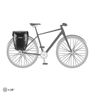 Ortlieb F5002 Back-Roller City Pannier Bag - Black
