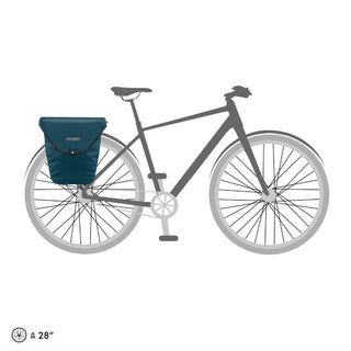 Ortlieb F7525 Velo-Shopper Single Pannier Bag - Petrol