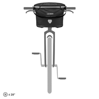 Ortlieb F79701 Up-Town City - Black