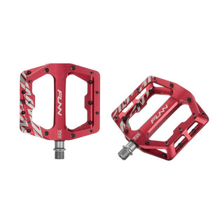 FUNN Funndamental Flat MTB Pedal Pair - Red