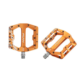 FUNN Funndamental Flat MTB Pedal Pair - Orange