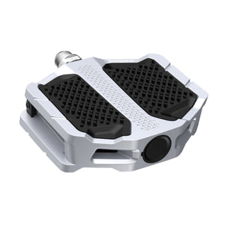 Shimano PD-EF205 Flat Platform E-Bike/Trekking/Urban Pedals w/ Resin Plate Silver