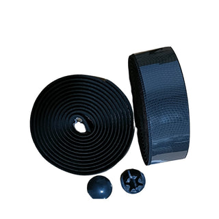 QBP PU Leather Handlebar Tape - Black