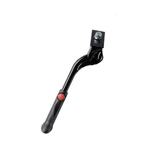 QBP Kids Centre Push Button Adjustable Kickstand 16–20 Inch - Black