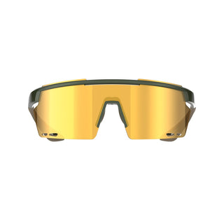 Magicshine Rouleur Cycling Glasses Photochromic Colour Lens - Green/Brown