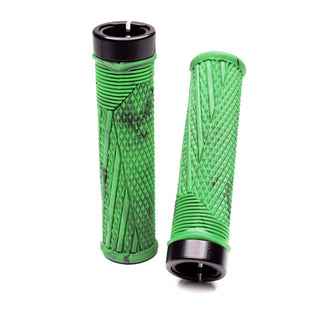 RYFE Rampage Lock-On Grips Pair 130mm Length 32mm MTB Grip - Green