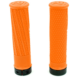 RYFE Rampage Lock-On Grips Pair 130mm Length 32mm MTB Grip - Orange