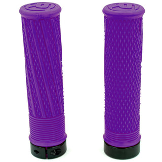 RYFE Rampage Lock-On Grips Pair 130mm Length 32mm MTB Grip - Purple