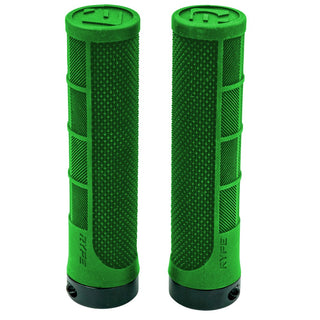 RYFE Ripsaw Lock-On Grips Pair 132mm Length 32mm MTB Grip - Green