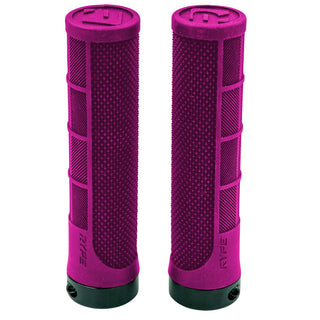RYFE Ripsaw Lock-On Grips Pair 132mm Length 32mm MTB Grip - Pink