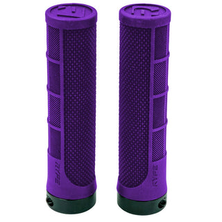 RYFE Ripsaw Lock-On Grips Pair 132mm Length 32mm MTB Grip - Purple