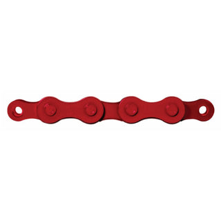 KMC Bravo Wide 1/2" x 1/8" 112L Bike Chain - Red