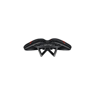 Selle San Marco Aspide Short Carbon FX Open Fit Wide Saddle 155MM - Black