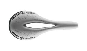 Selle San Marco Zoncolan Arrowhead Saddle - White
