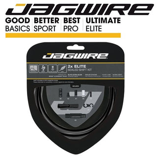 Jagwire 2X Elite Universal Sealed Complete Shift Cable Kit - Compatible With Sram & Shimano