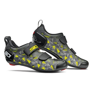 SIDI T-5 Air Clipless Shoes - Grey/Yelllow/Black