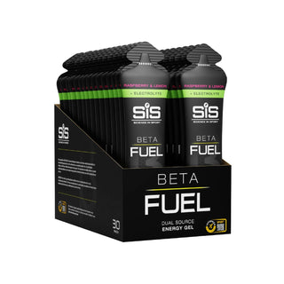 SiS Beta Fuel Energy Electrolyte Gel 60ml 30 Pack - Raspberry & Lemon