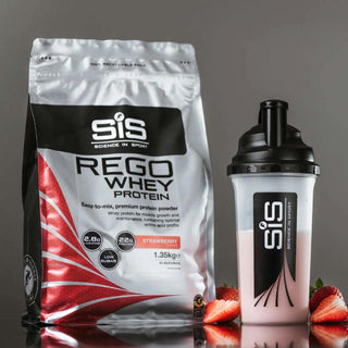 SiS REGO Whey Protein Powder 1.35kg - Strawberry