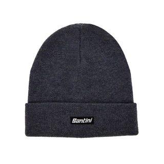 Santini Gravel Wool Beanie - Titanium