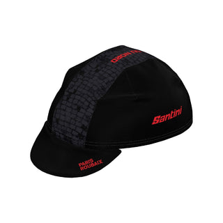 Santini SMS Paris-Roubaix 2026 Cycling Cap - Black