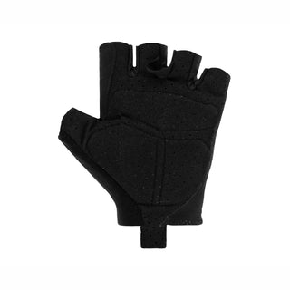 Santini Tact Fingerless Summer Half Finger Gloves - Black
