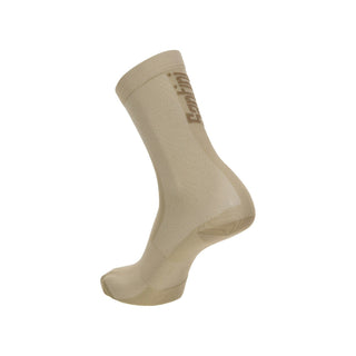 Santini Puro High Prof Cycling Socks - Cappuccino