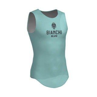 Santini Bianchi Core Sleeveless Baselayer - Celeste