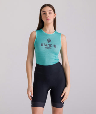 Santini Bianchi Core Sleeveless Baselayer - Celeste