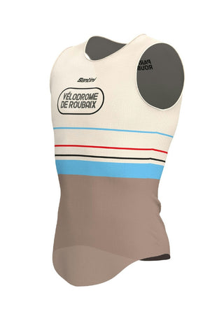 Santini Paris Roubaix Sleeveless Baselayer - White
