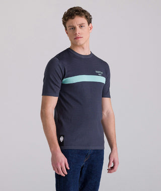 Santini Bianchi Classic Men's Short Sleeve T-Shirt - Grey